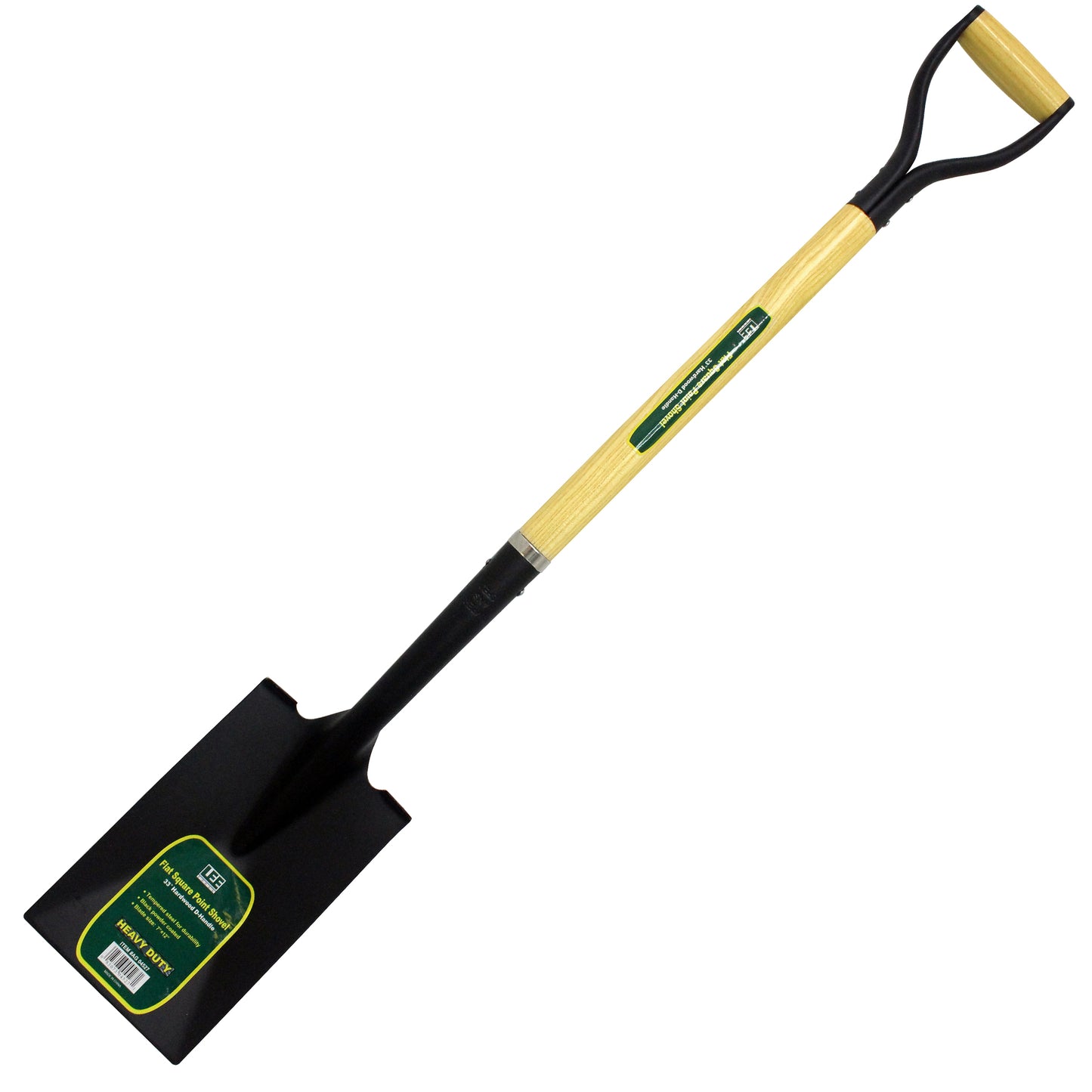 Square Point Shovel 33 in. Poly D-Handle