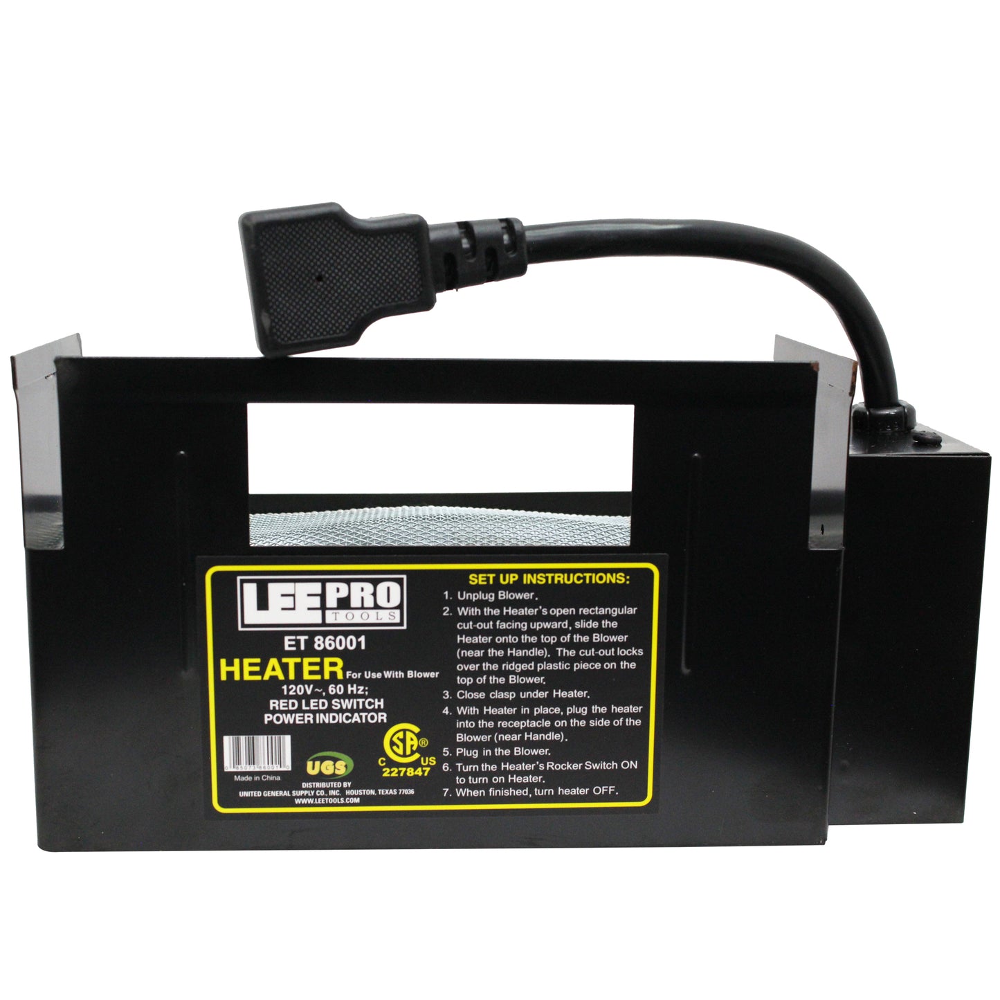 HEATER ATTACHMENT - FOR AIR BLOWER ET 86000