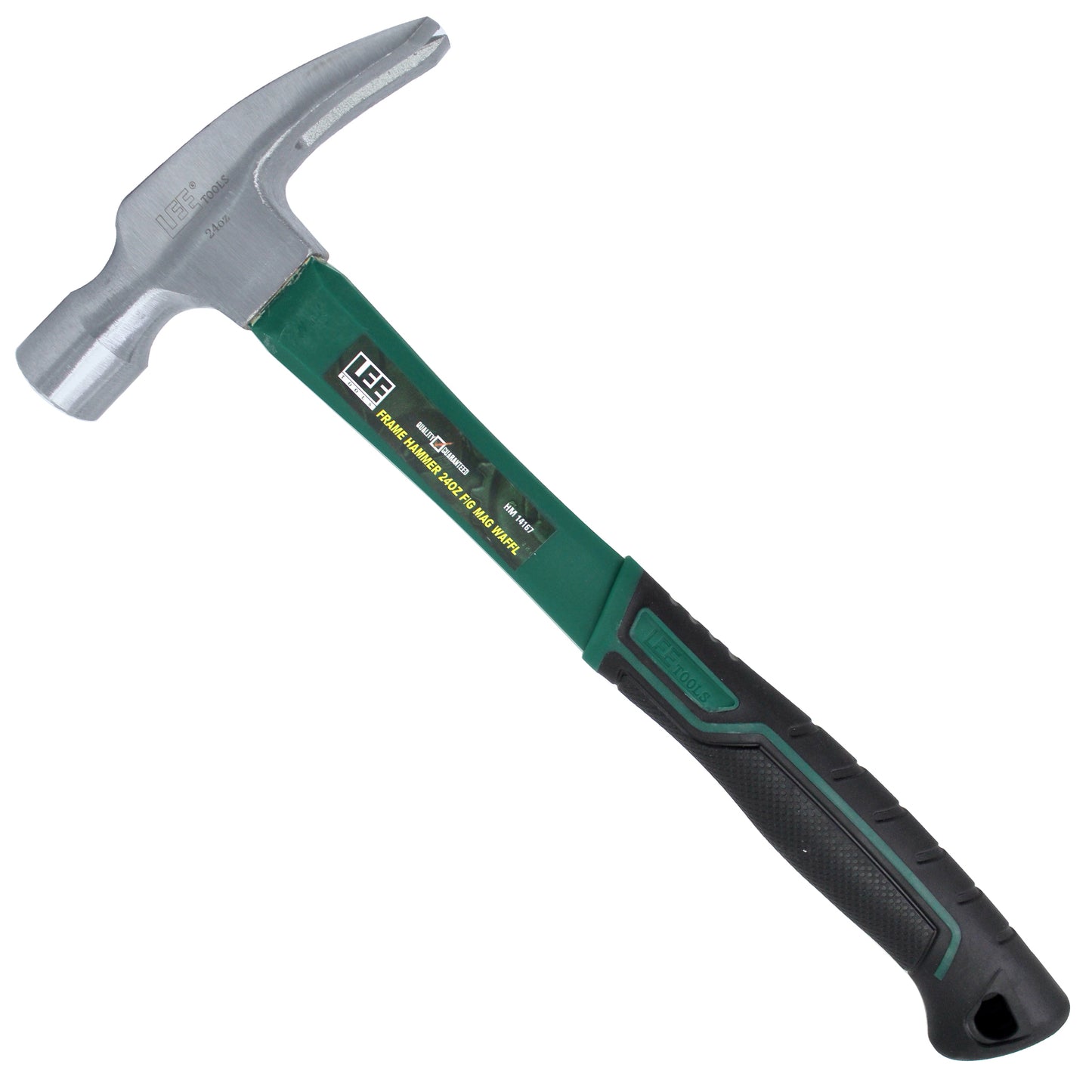 24 OZ. MAGNETIC FIBERGLASS FRAMING HAMMER - WAFFLE