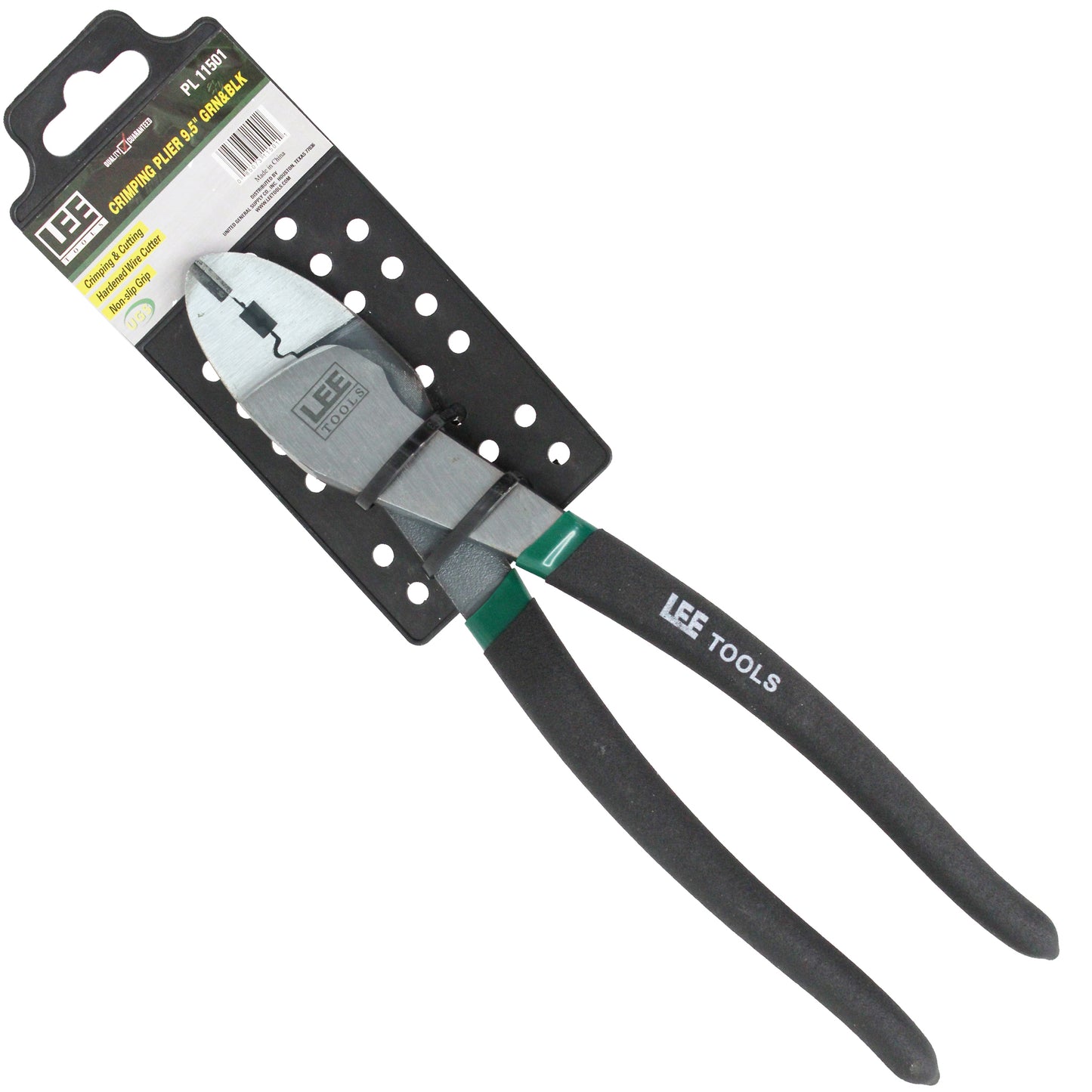CRIMPING PLIER 9.5" GRN&BLK