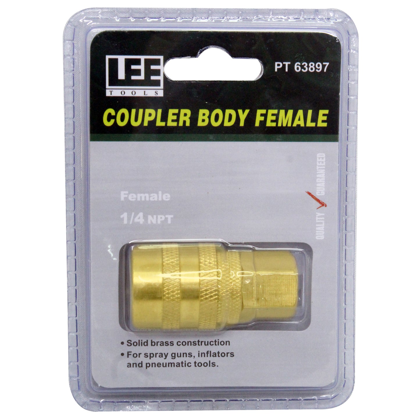 COUPLER BODY FEMALE BRASS