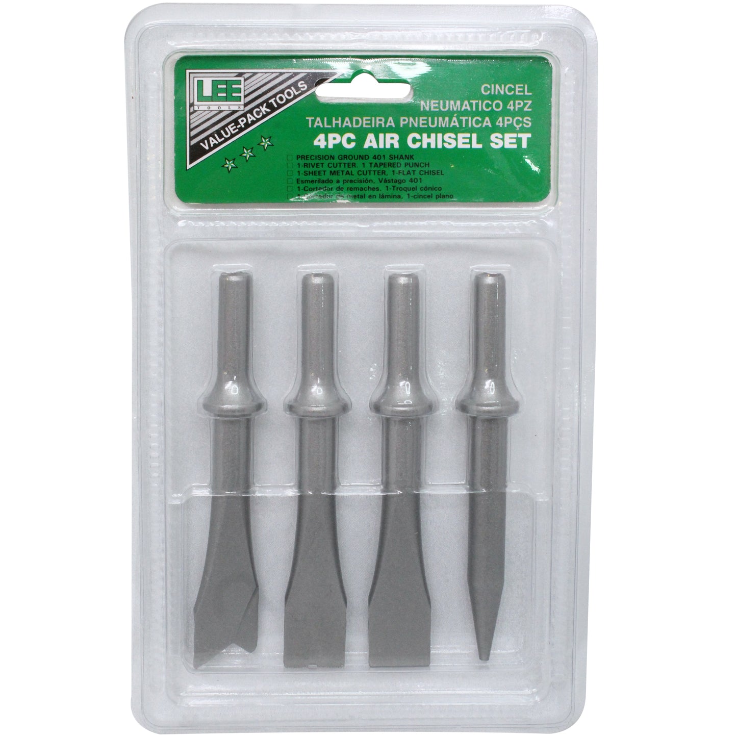 AIR CHISEL SET 4PC