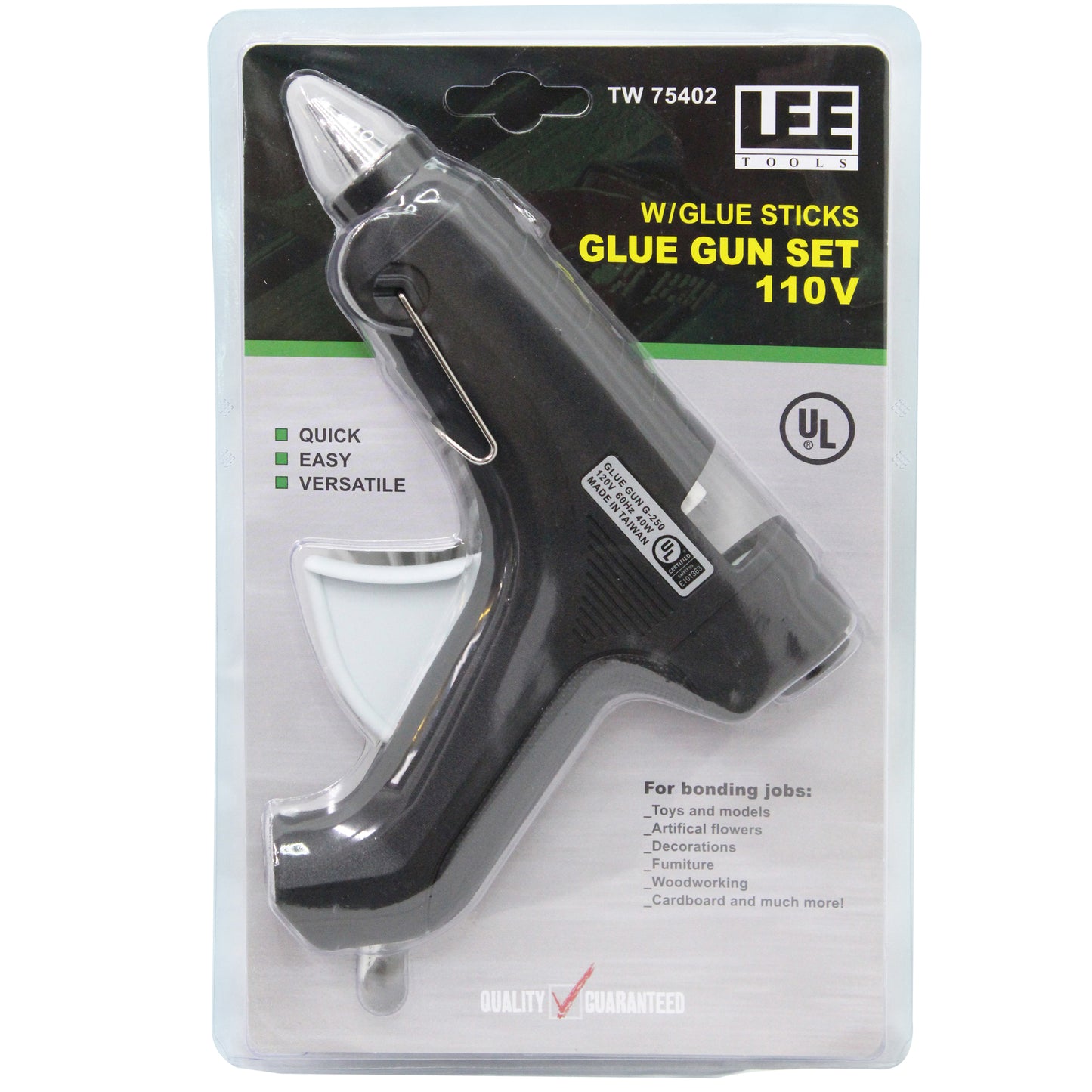 GLUE GUN W/2 GLUE STICKS