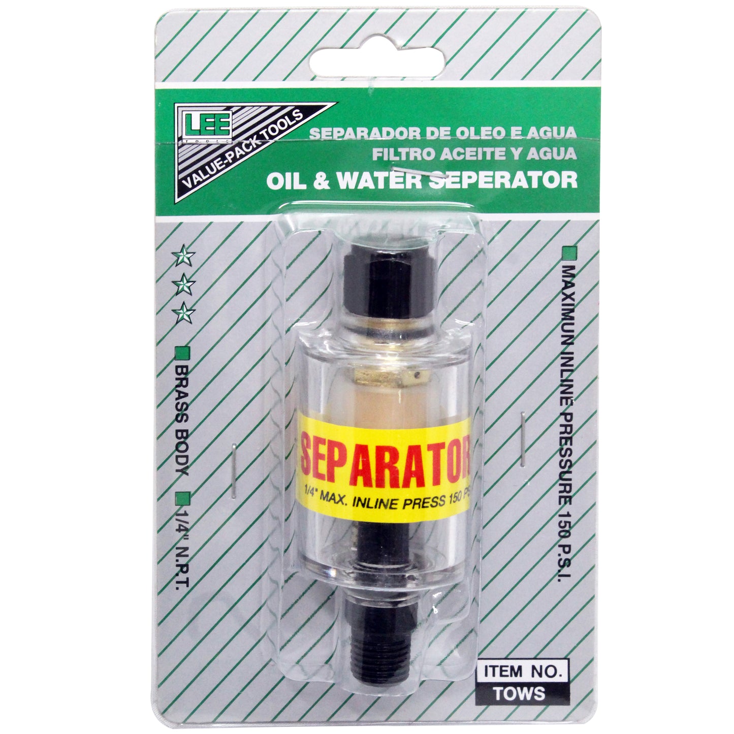 OIL & WATER SEPERATOR