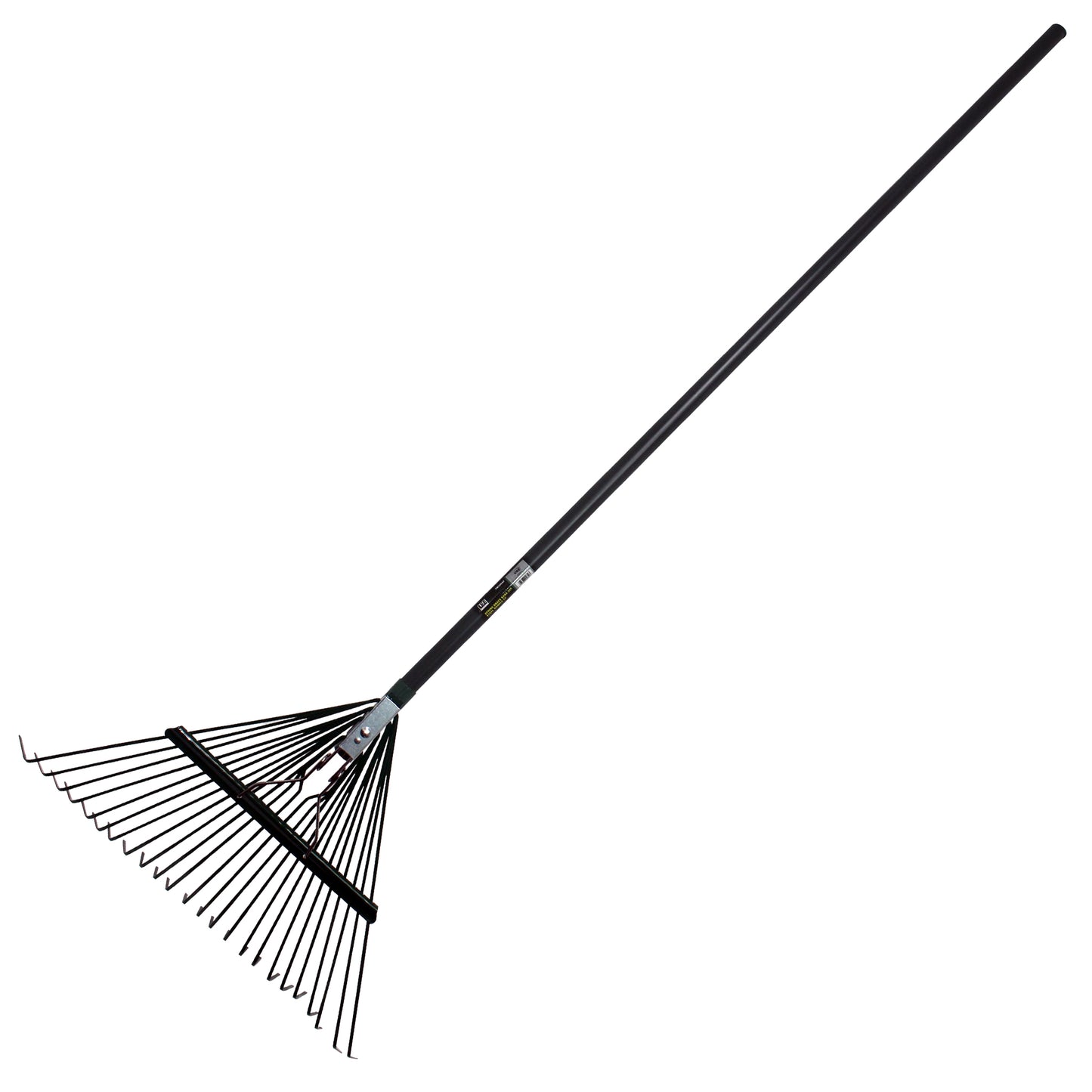24 Inch Tine Spring Brace Rake with Steel Handle