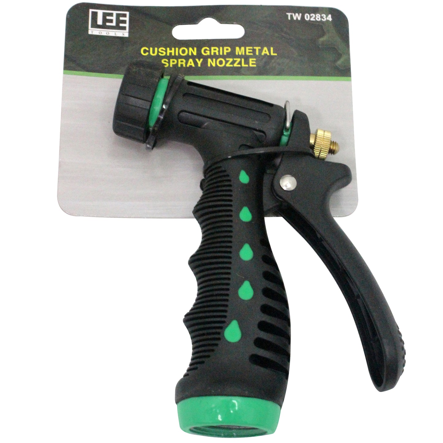 Metal Spray Nozzle with Rubber Cushion Grip