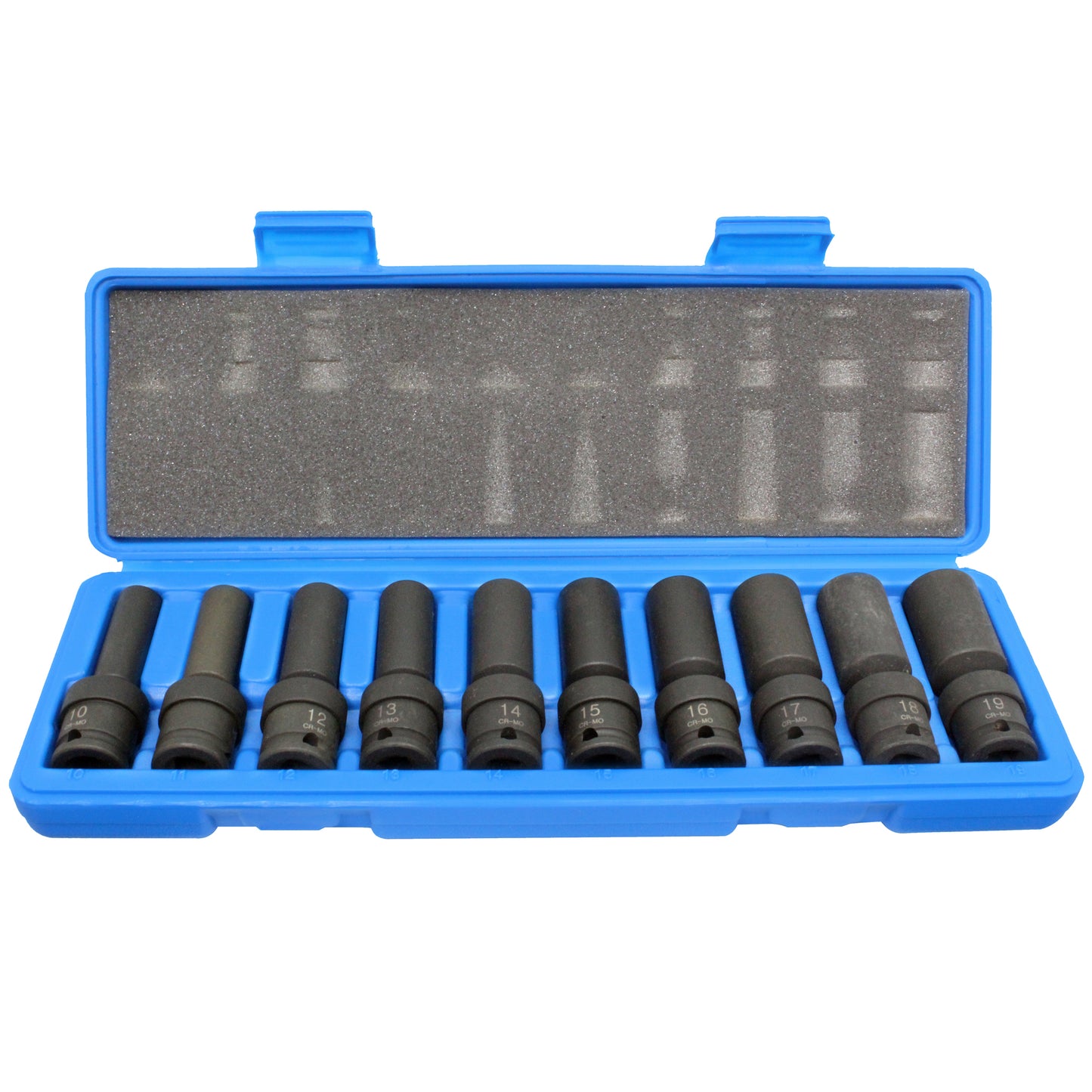 SWIVEL IMP SKT SET 3/8DR 6PT DP 10PCS