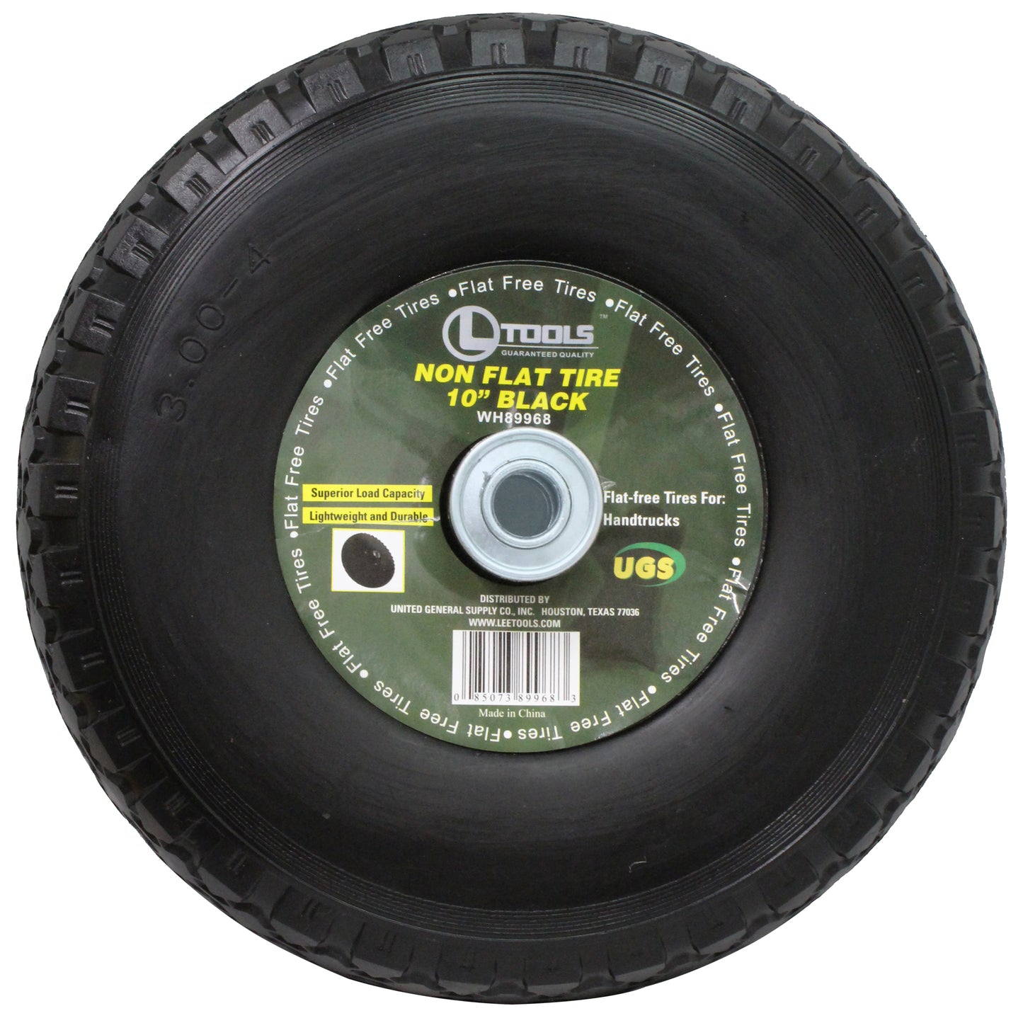NON FLAT TIRE 10" BLACK