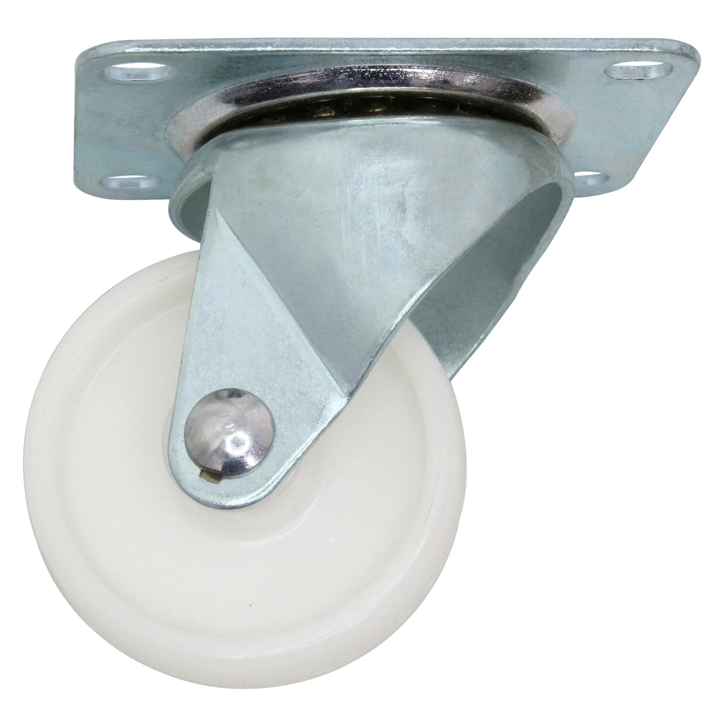 CASTER 3" SWIVEL WHITE NYLON