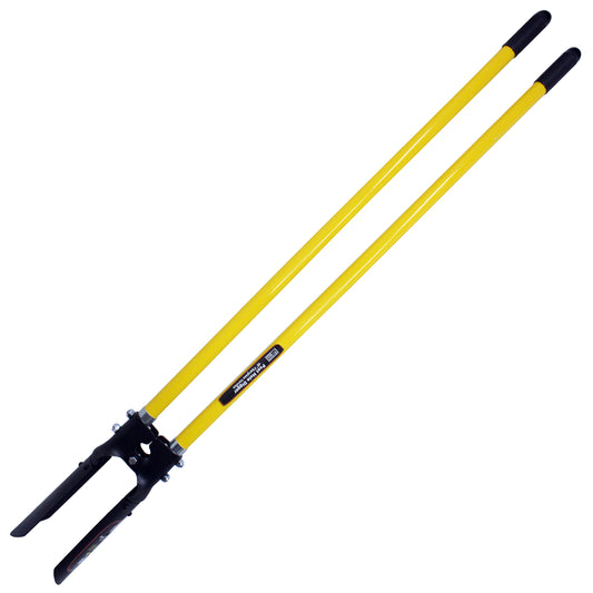 Post Hole Digger 48 in. Yellow Fiberglass Handle