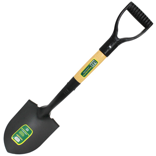 Round Point Mini Shovel 19 in. Hardwood D-Handle