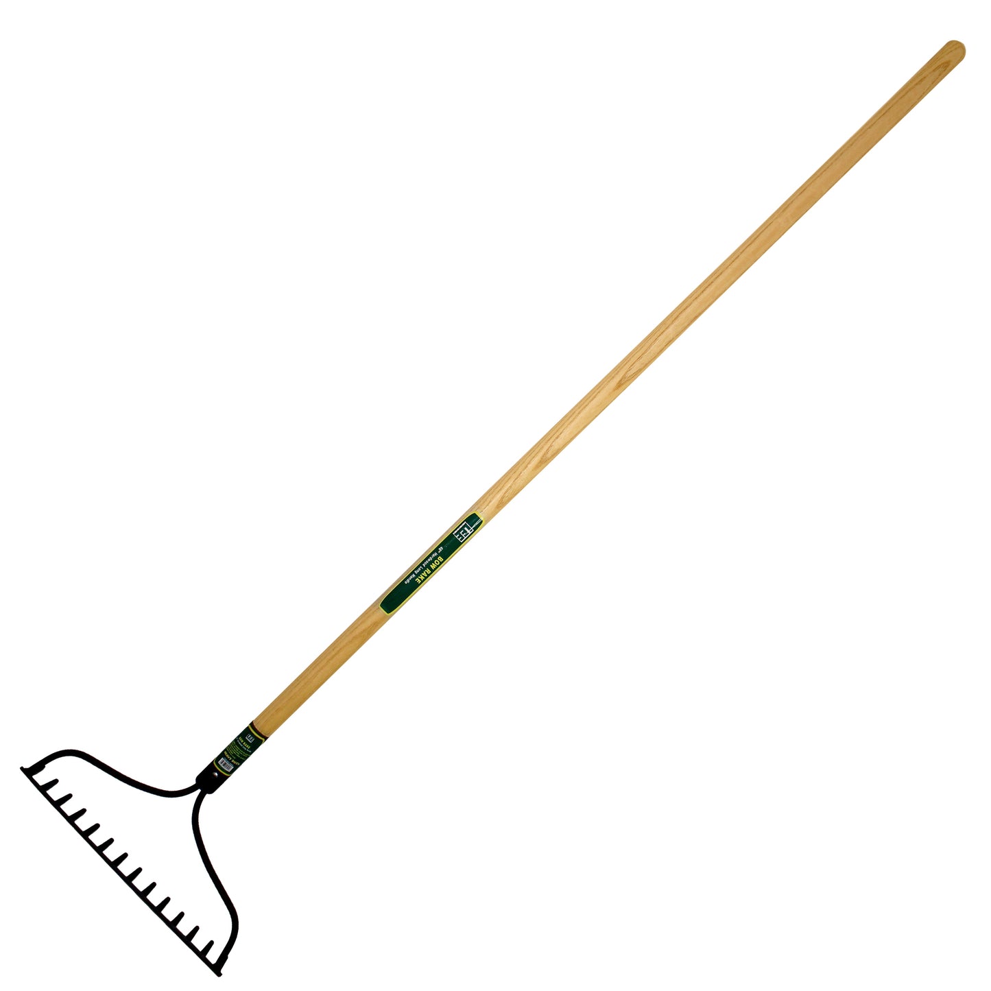 14 in. Bow Tine Rake with 48" Hardwood Handle