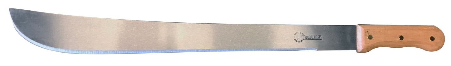 22 in. Steel Blade Gardening Machete with Hardwood Handle