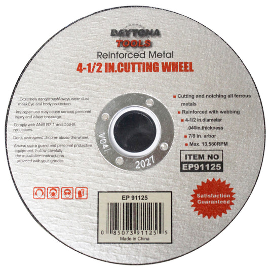 4.5" x .04" x 7/8" CUT OFF BLADE