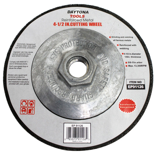 4.5" x 1/8" x 5/8" CUTTING WHEEL