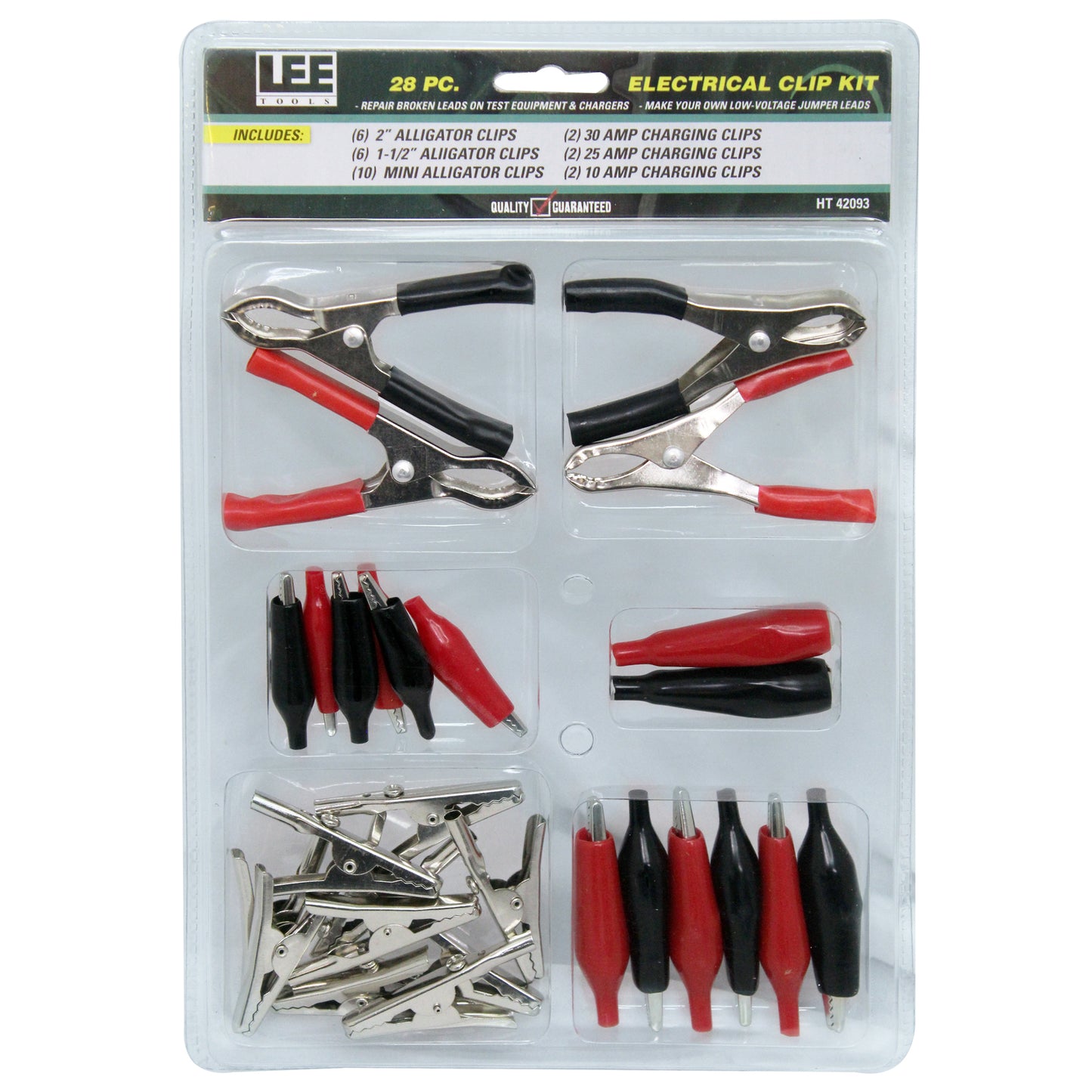 ELECTRIC ALLIGATOR CLIP SET - 28PC