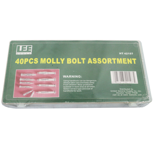 MOLLY BOLT ASSORTMENT - 40PC