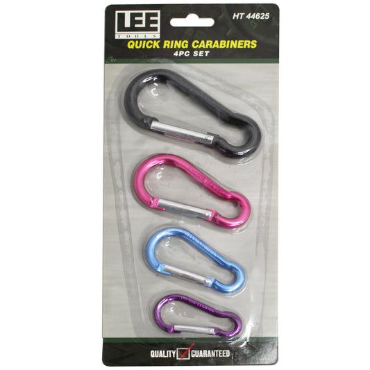 CARABINERS QUICK RING 4PC SET