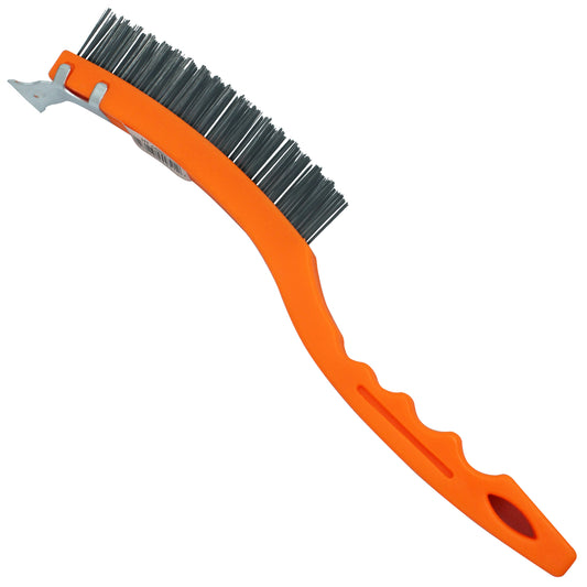 WIRE BRUSH 3 X19 W/SCRAPER