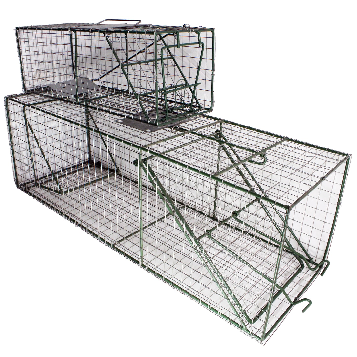 36" AND 24" ANIMAL TRAP SET 2PC