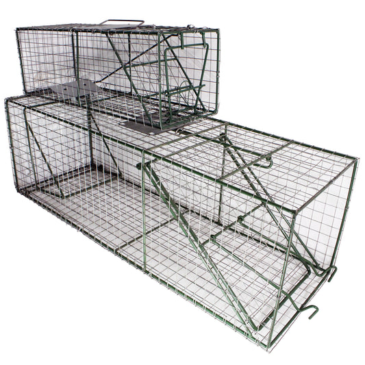36" AND 24" ANIMAL TRAP SET 2PC