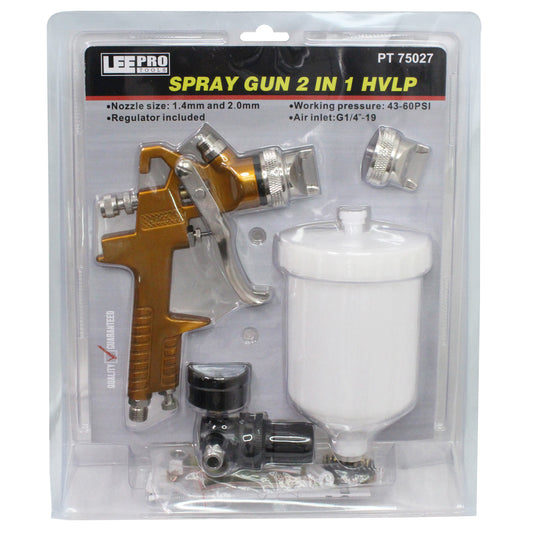 SPRAY GUN 2 IN 1 HVLP
