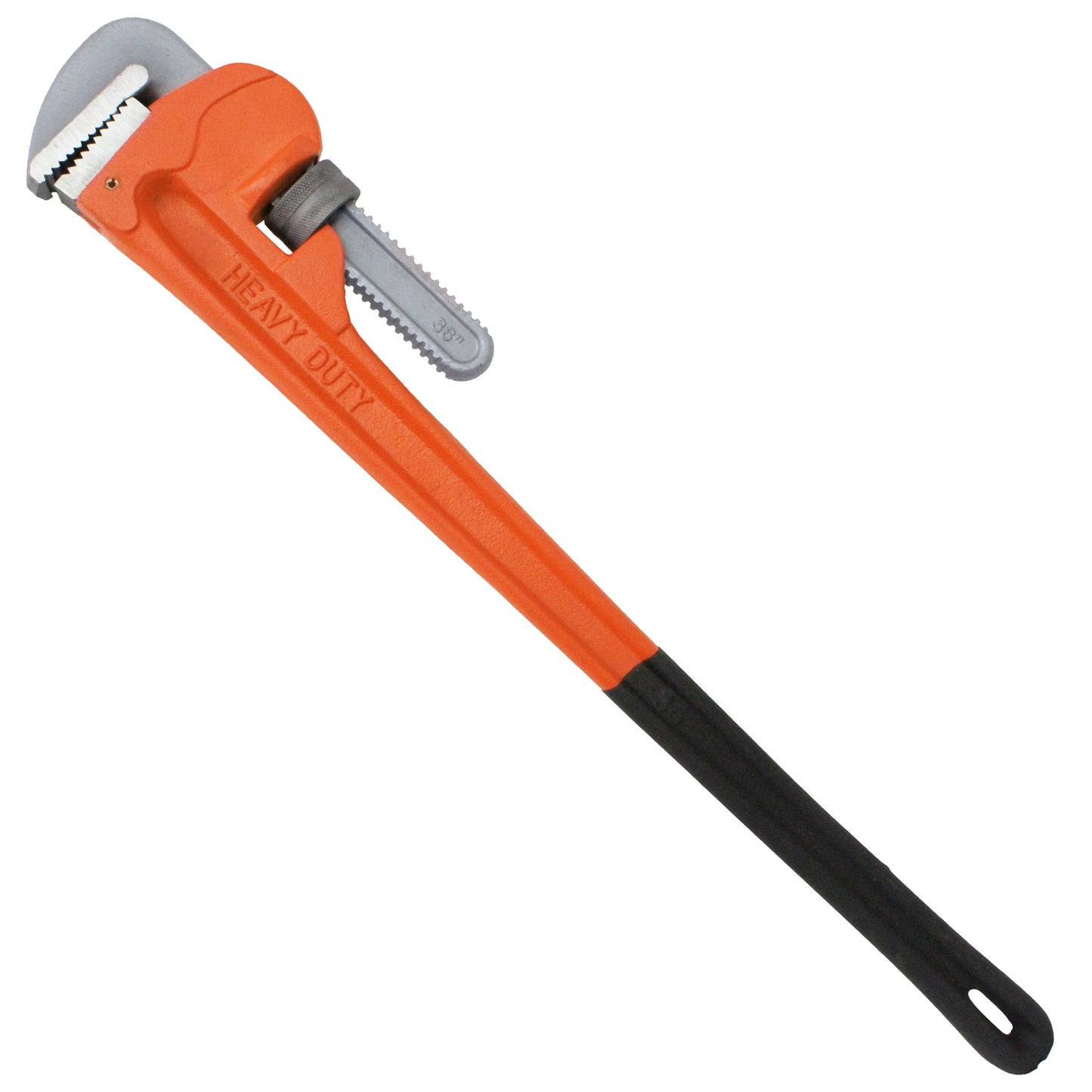 PIPE WRENCH 36" BLACK DIPPED HDL