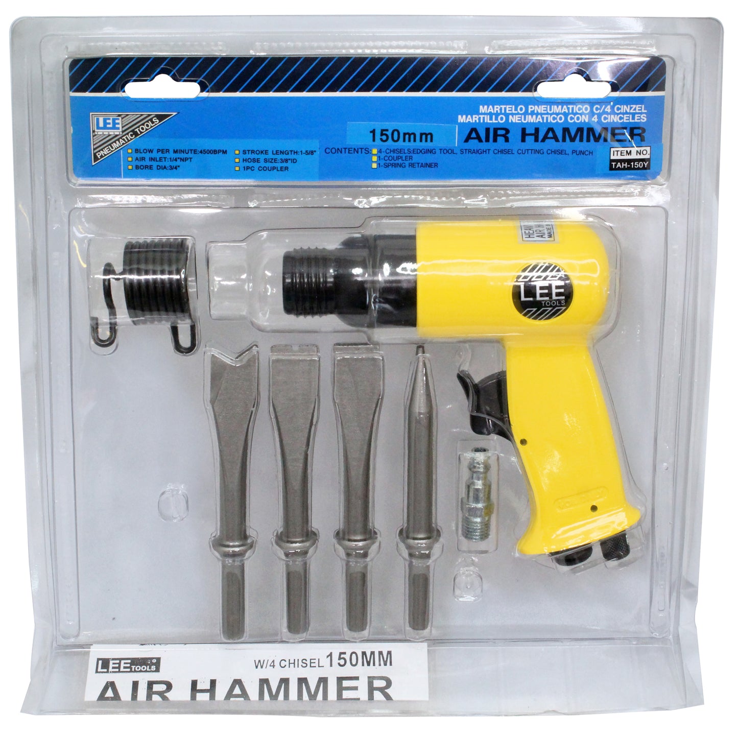 AIR HAMMER W/4 CHSL 150MM