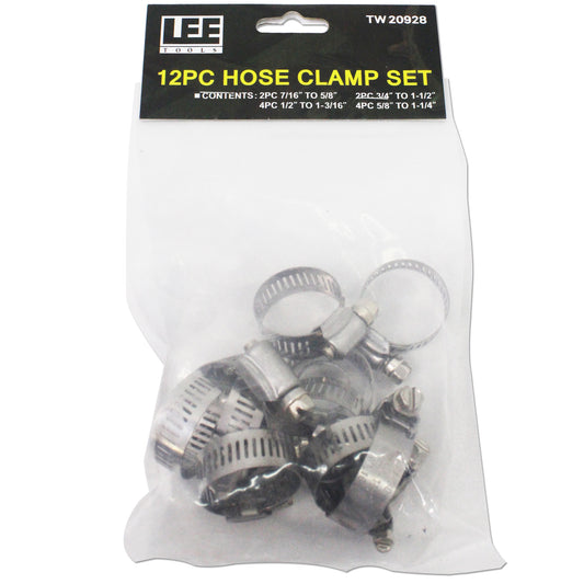 HOSE CLAMP SET 12PC