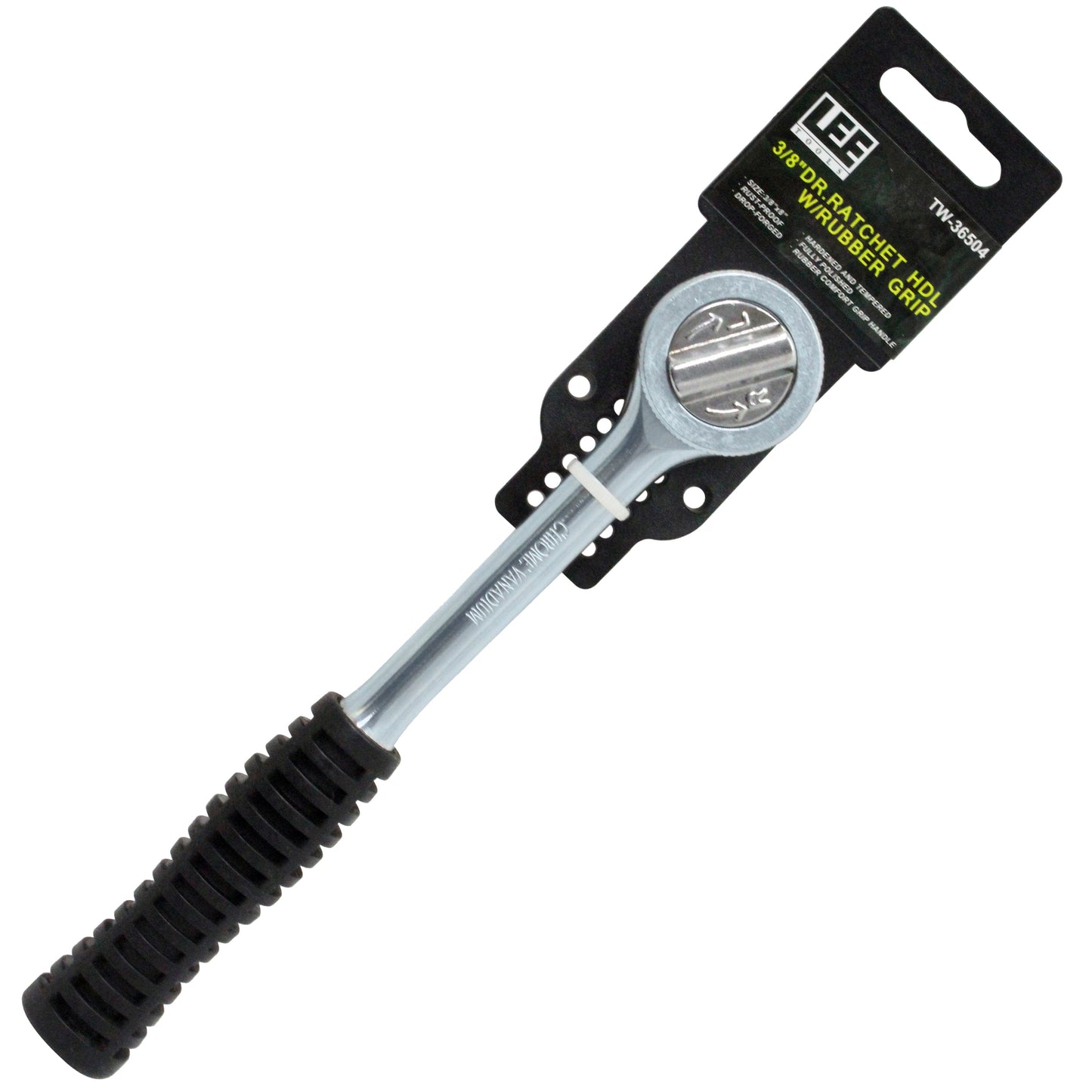 RATCHET HANDLE 3/8"DR 8"L GRIP
