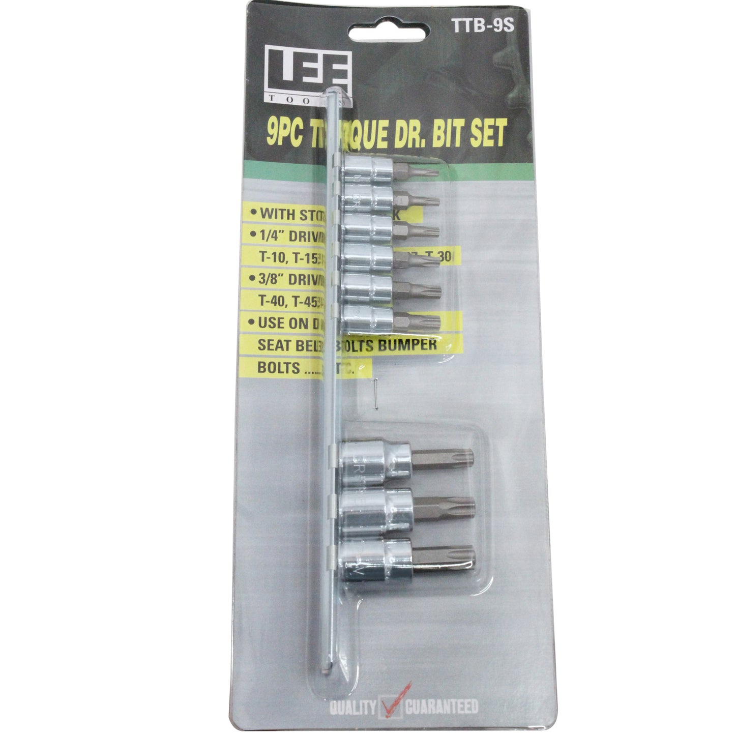 TORX BIT SET 9PC T10-T50