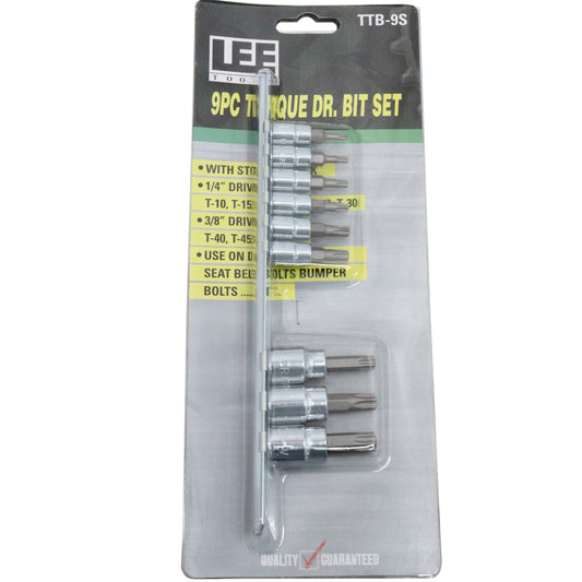 TORX BIT SET 9PC T10-T50