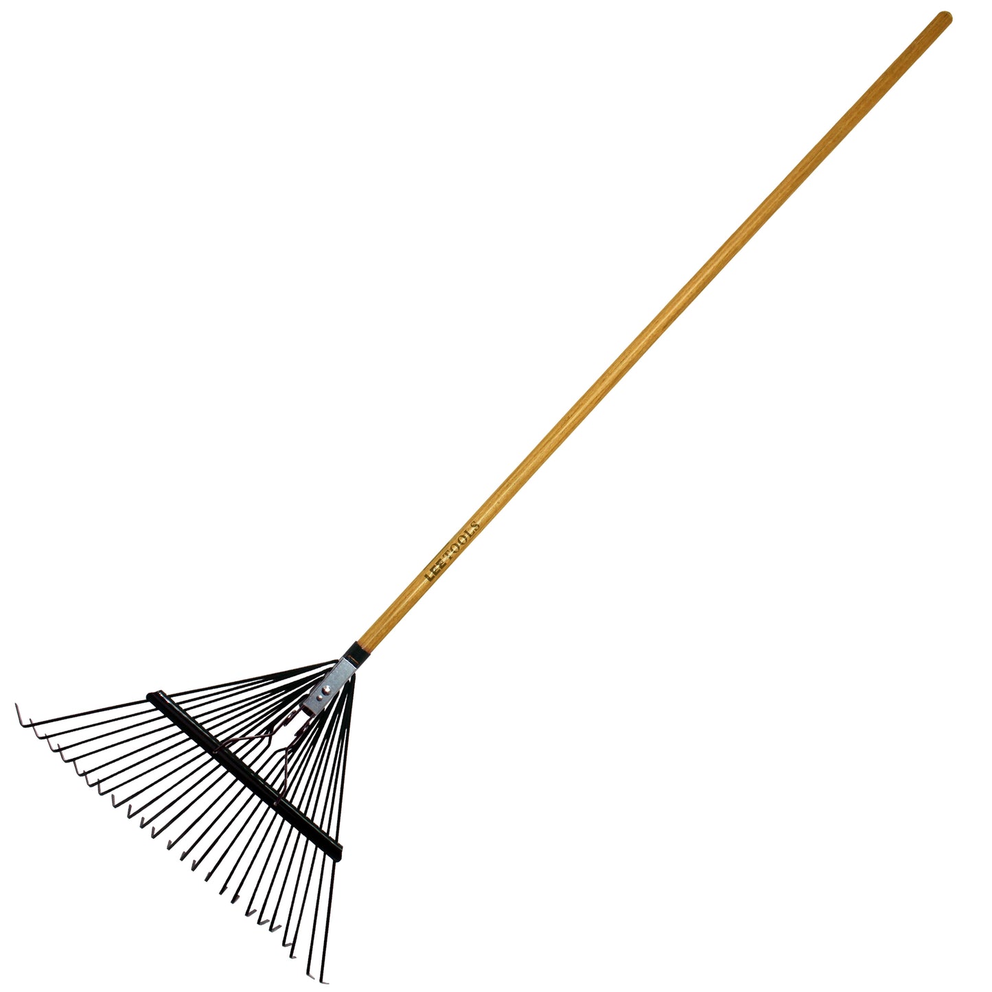 24 Inch Tine Spring Brace Rake with Hardwood Handle