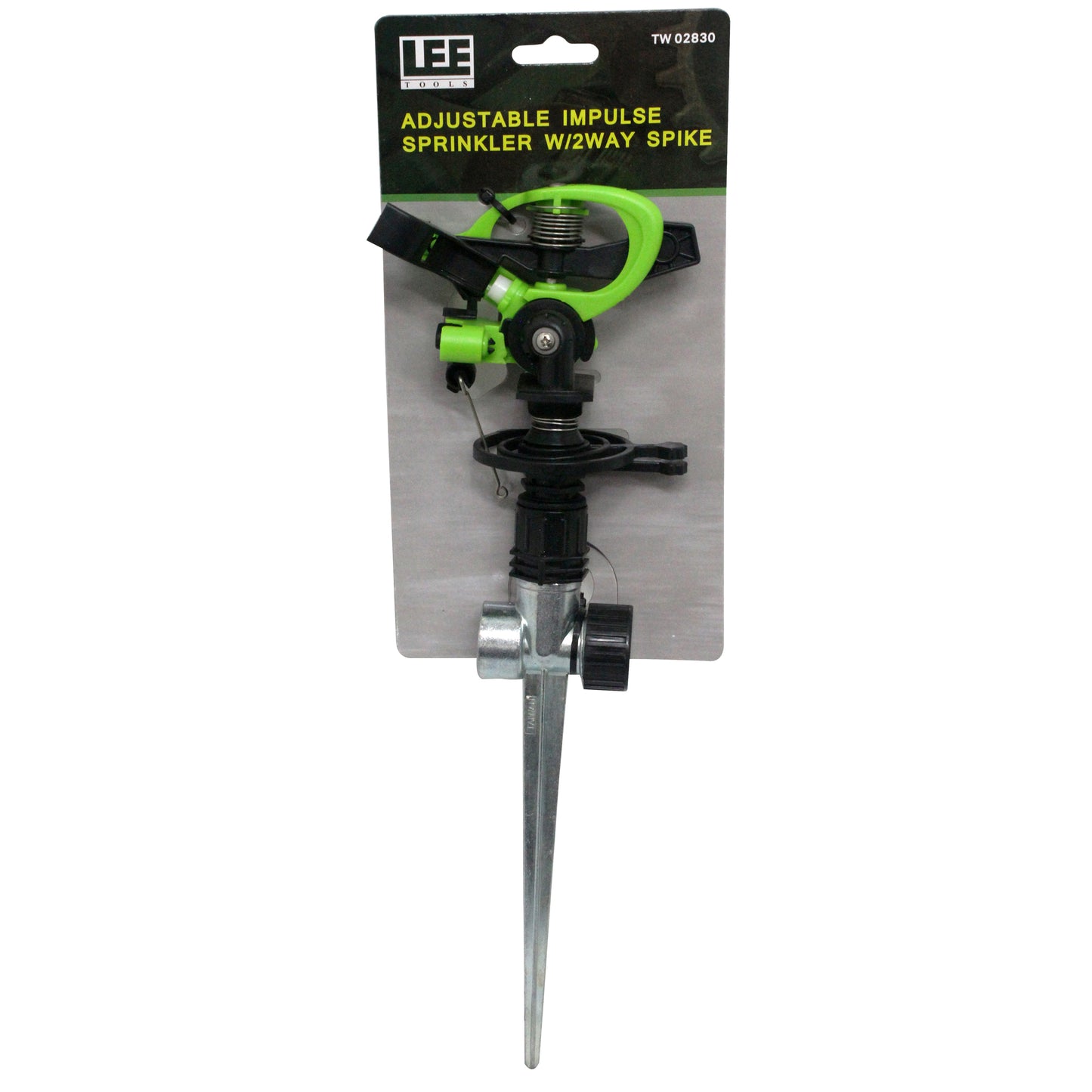 Adjustable Lawn Sprinkler with 2 way Spike