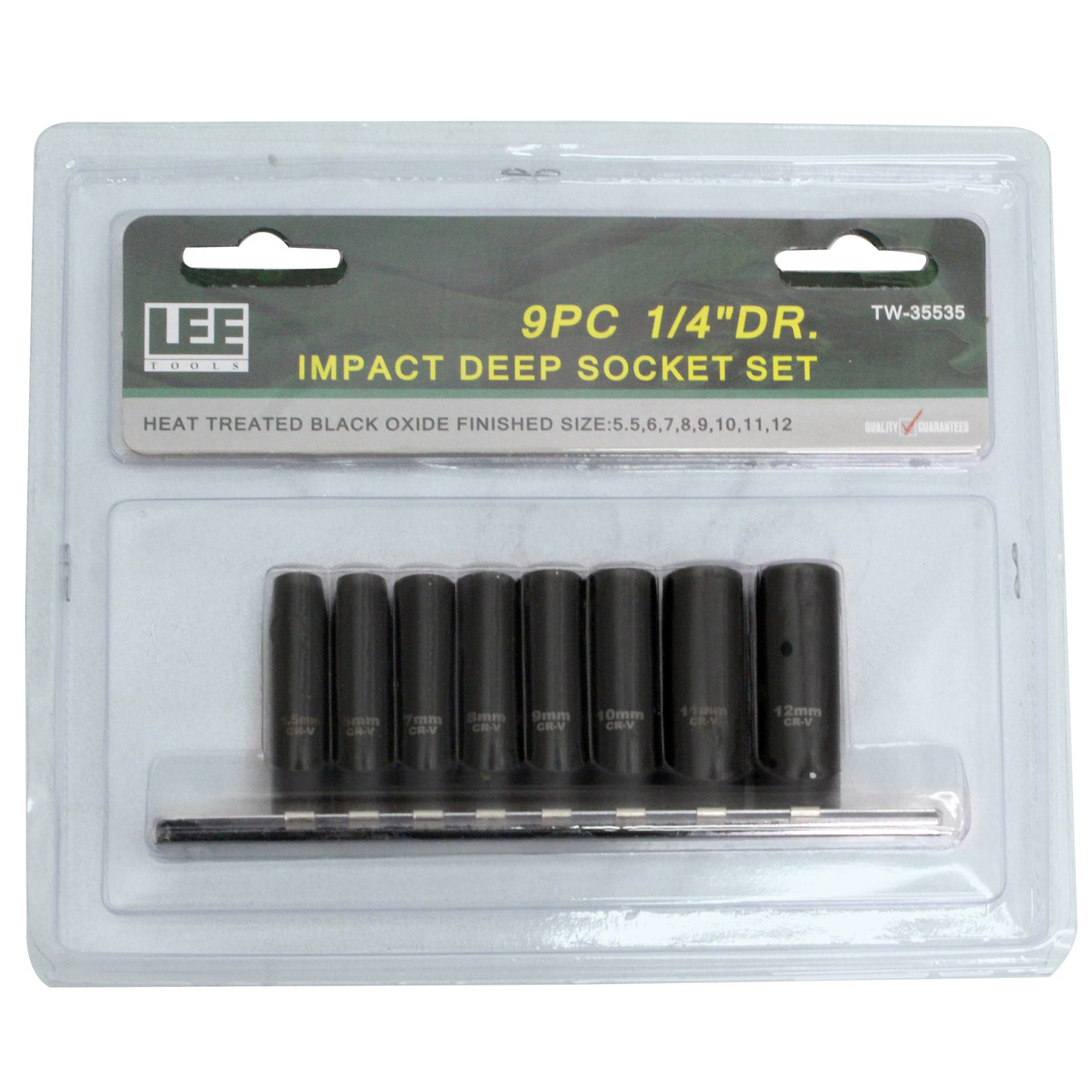 SKT SET 1/4DR IMP 9PC DP MET