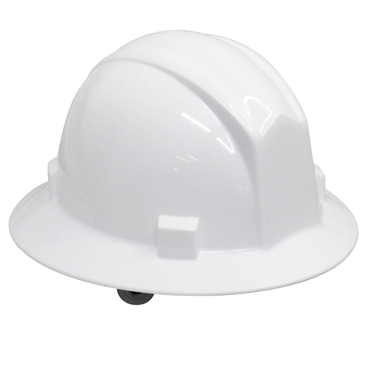 SAFETY HELMET FULLBRIM-WHITE