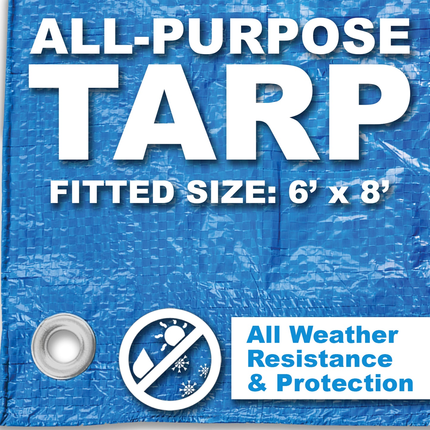 TARP 06FT X 08FT BLUE