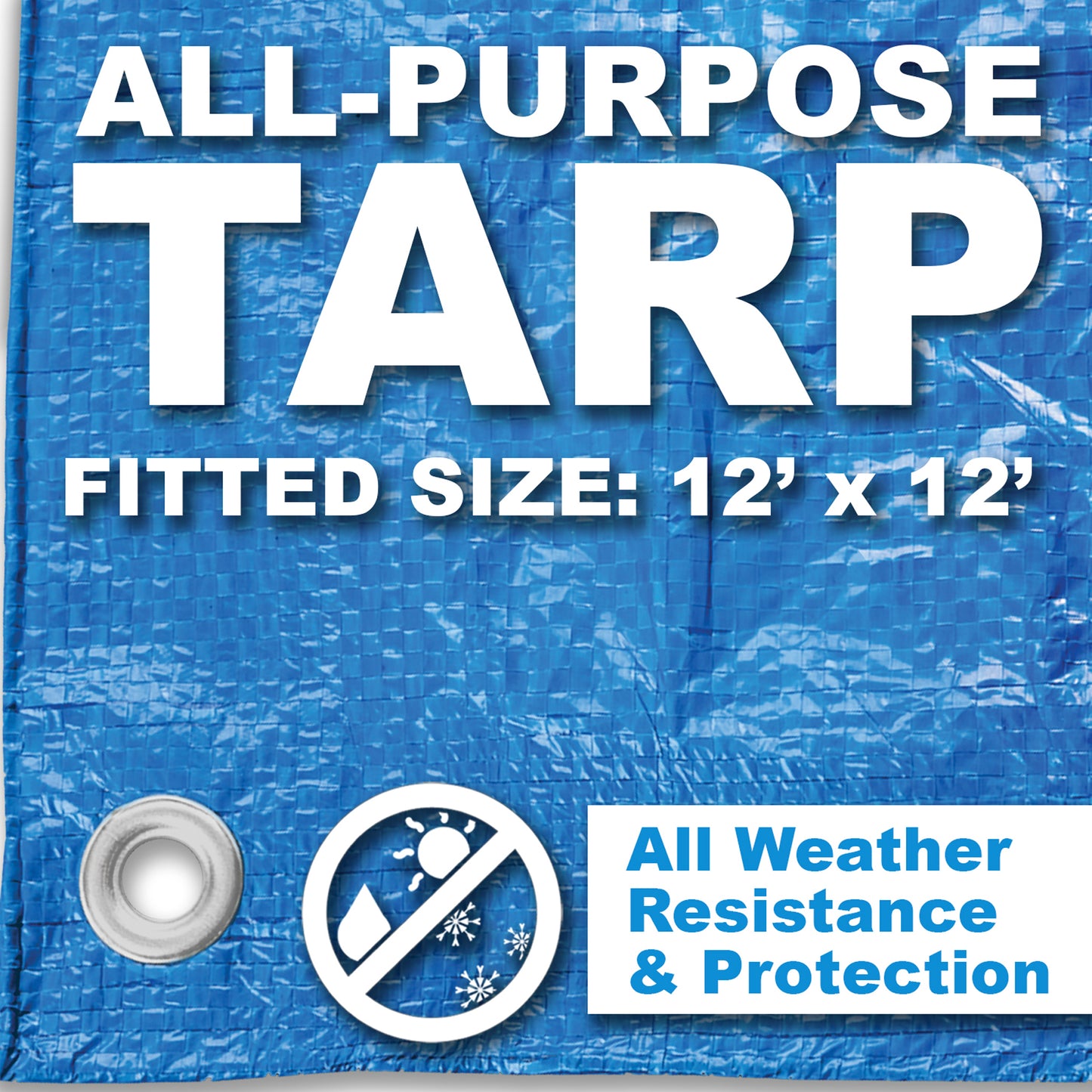 TARP 12FT X 12FT BLUE