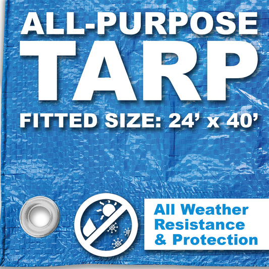 TARP 24FT X 40FT BLUE