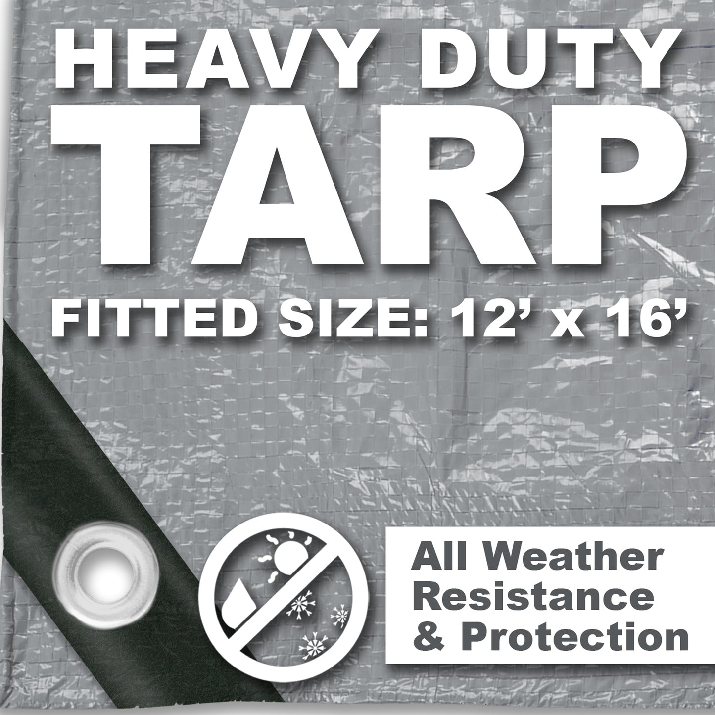 TARP 12FT X 16FT SILVER HD