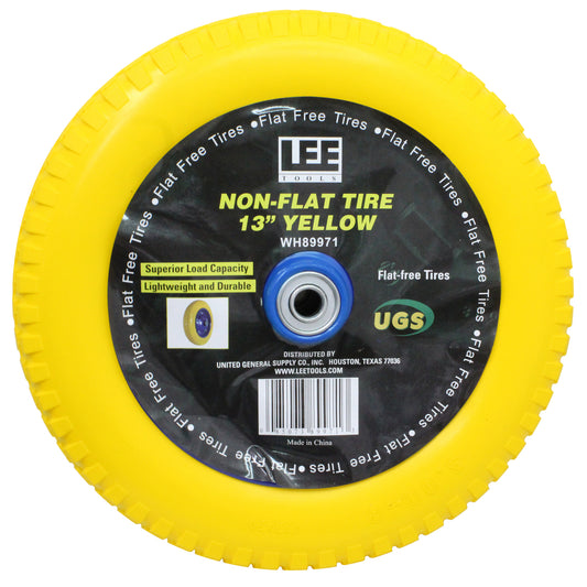 NON FLAT TIRE 13" YELLOW