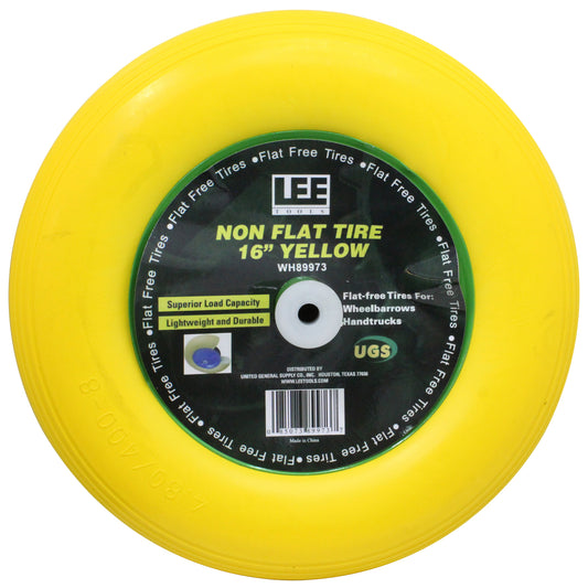 NON FLAT TIRE 16" YELLOW