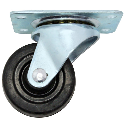 CASTER SWIVAL 2.5" RUBBER