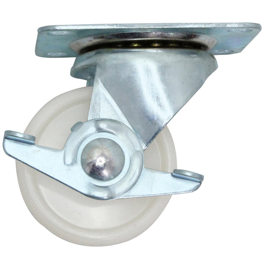 CASTER 3" SWIVEL W/BRAKE W-NYLON
