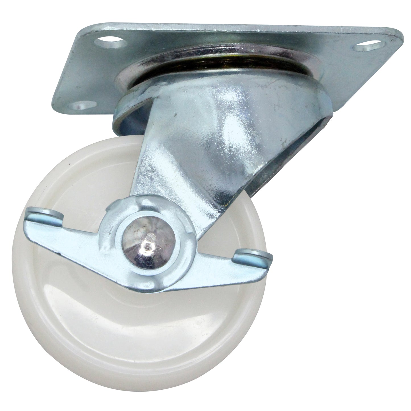 CASTER 4" SWIVEL W/BRAKE W-NYLON
